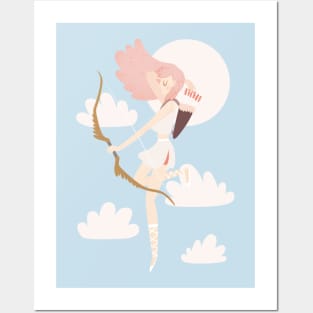 Pink Haired Archer Posters and Art